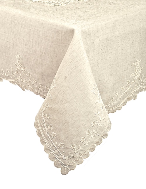 Mantel rectangular de poliéster Dakota