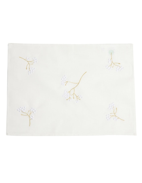 Mantel individual rectangular de poliéster Home Elegance Petit