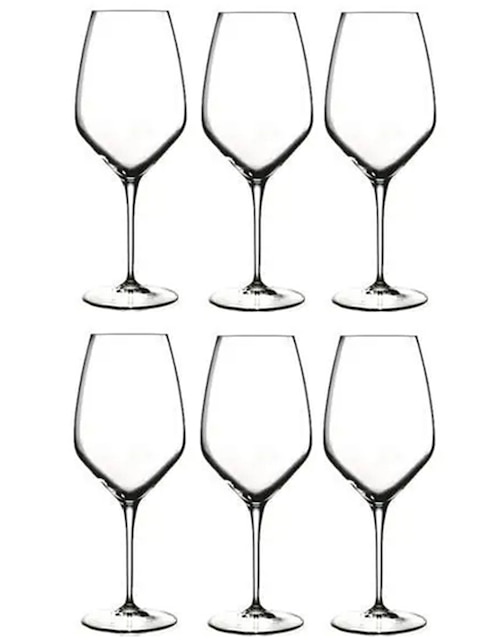Set de copas para vino tinto Luigi Bormioli Atelier de cristal