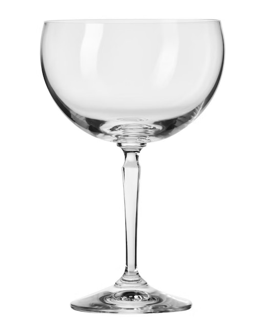 Copa para agua Krosno Roma de vidrio