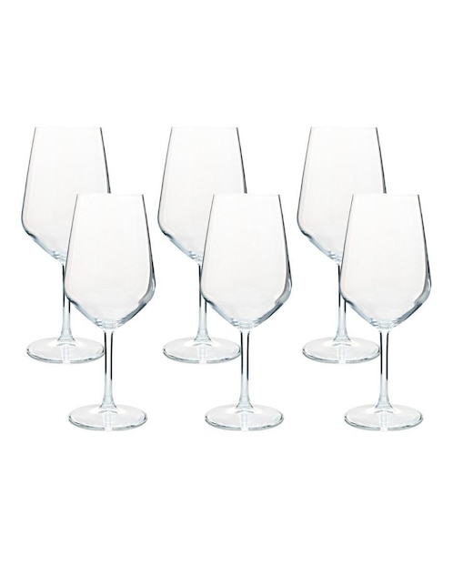 Set de copas para vino Rcr Cristalleria Italiana Pervino de cristal
