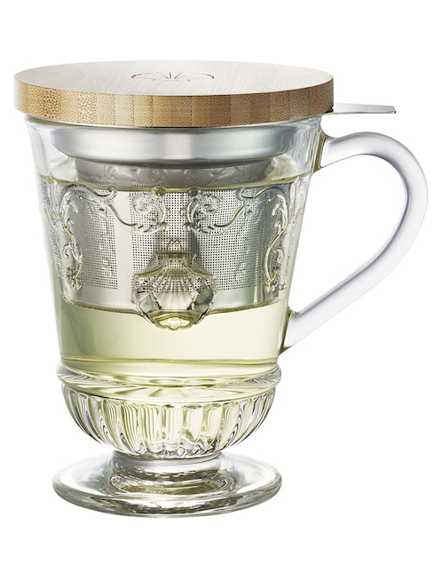 Infusor Versailles de vidrio para té 1