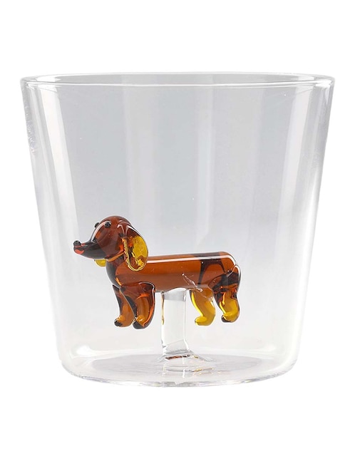 Set de vasos para agua Dogs Salchicha con 2 piezas