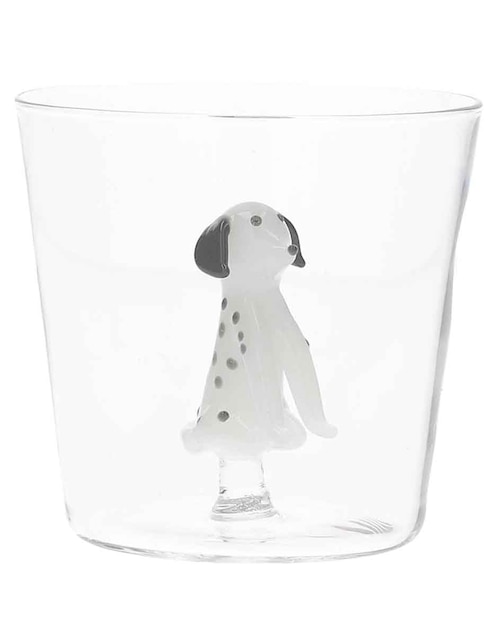 Set de vasos para agua dogs dalmata de borosilicato con 2 piezas 1