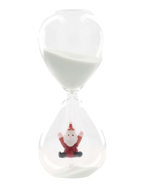 Reloj de arena navideño