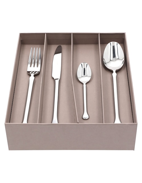 Set cubiertos Kiev de acero inoxidable 24 piezas 1