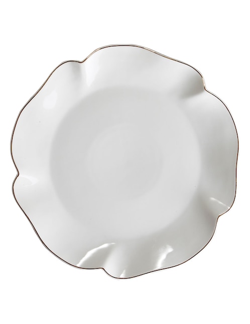 Platón Ondas Oasis de porcelana 1