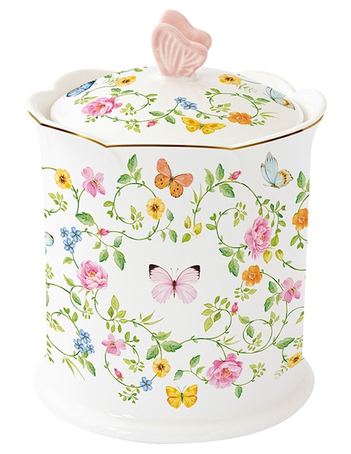 Contenedor N Narrative Dancing Butterfly de porcelana