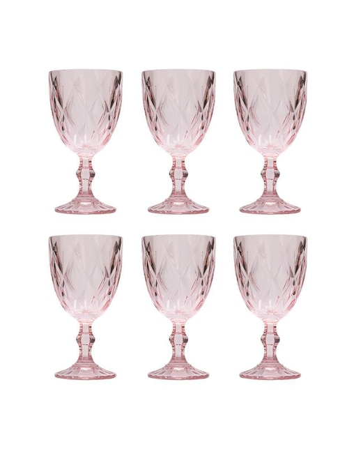 Set de copas universal Xtellar xtllar3990 de cristal 6 piezas