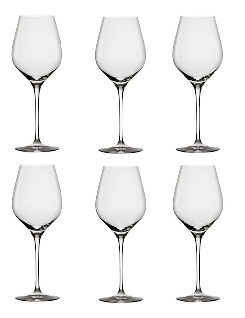 Set de copas para vino Xtellar xtllar3991 de cristal 6 piezas