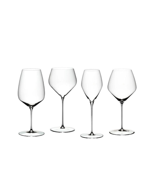 Set de copas para vino Veloce Tasting de cristal 4 piezas 1