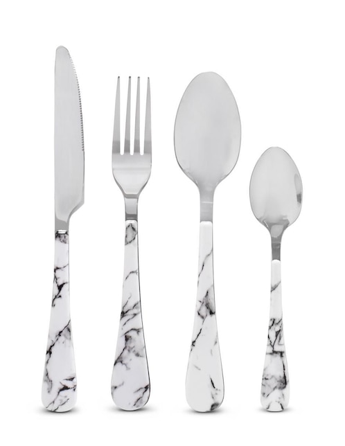 Set cubiertos Andromeda Inc de acero inoxidable 16 piezas