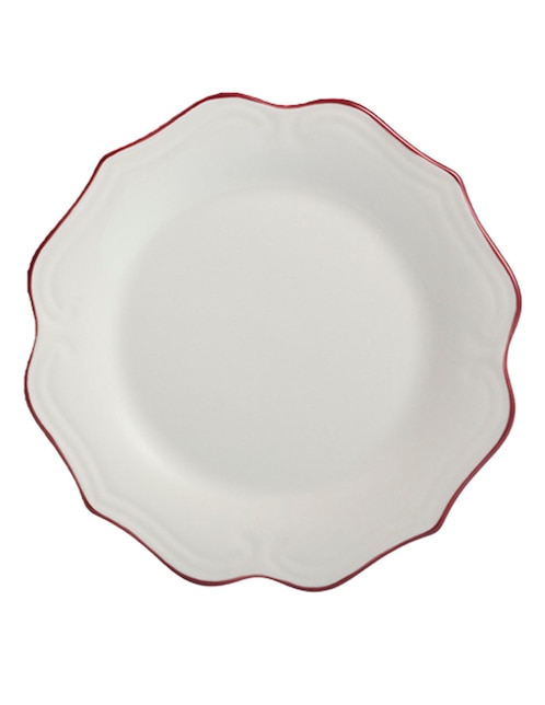 Plato postre England de porcelana 1