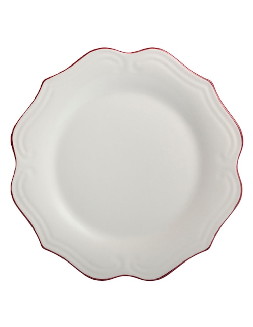 Plato ensalada England de porcelana 1
