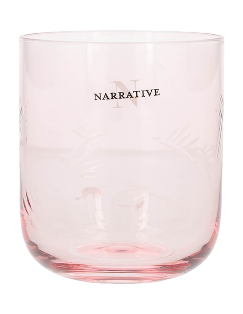 Vaso para agua Libélula de vidrio 1