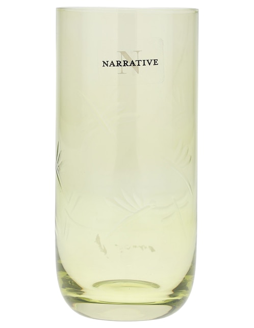 Vaso para agua Libélula de vidrio 1