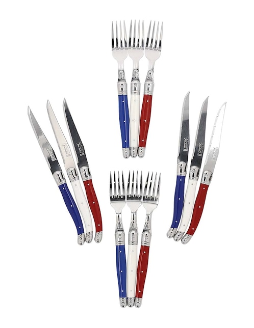 Set cubiertos Le Francaise de acero inoxidable 12 piezas 1