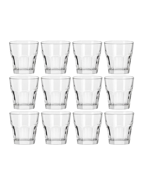 Set de vasos para whisky Xtellar de vidrio con 12 piezas