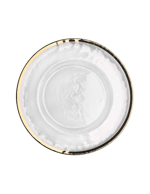 Plato base Glas Gold de vidrio 1