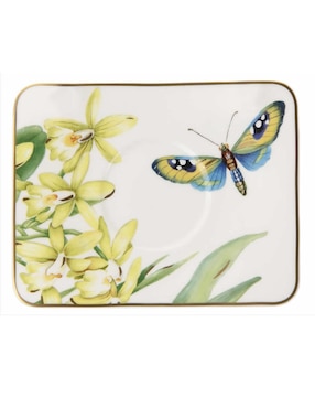 Plato postre Villeroy & Boch de porcelana