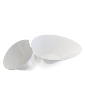 Imagen de producto Centro de mesa doble Villeroy & Boch NewWave blanco