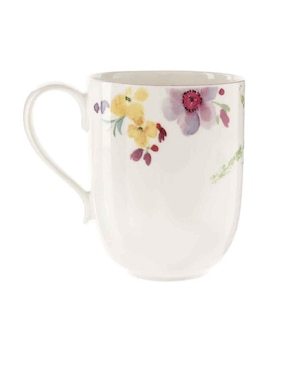 Taza Villeroy & Boch 480 Mililitros Mariefleur blanca