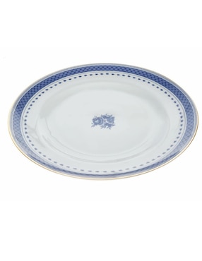 Plato Vista Alegre de porcelana