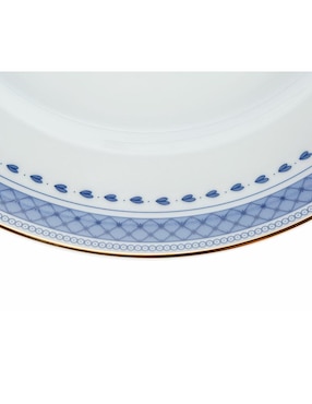 Plato Vista Alegre de porcelana