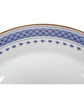 Plato Vista Alegre de porcelana