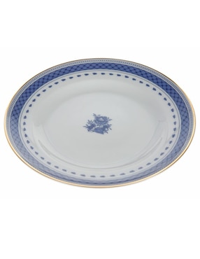 Plato Vista Alegre de porcelana
