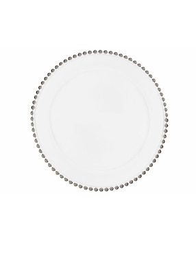 Plato N Narrative Pearl Silver De Vidrio