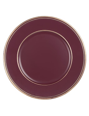 Plato base Crown Baccara Maurice de plástico