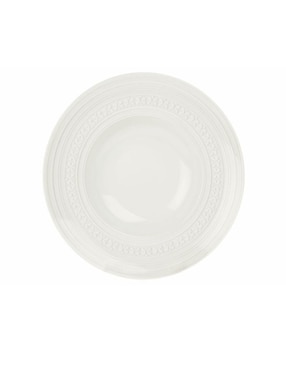 Vista Alegre Plato Hondo Blanco