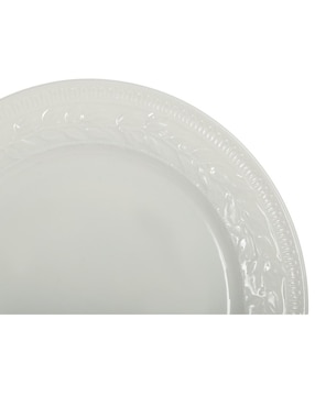 Plato para ensalada Bernardaud Louvre blanco