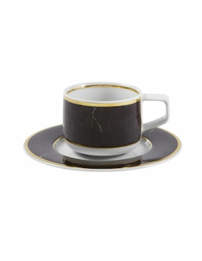 Taza Vista Alegre Negro Suavizado