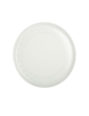 Pastelero con pie Vista Alegre Ornament chico blanco