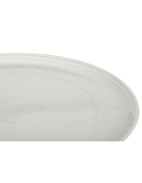 Pastelero con pie Vista Alegre Ornament chico blanco