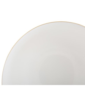 Tazón de servicio Lenox Marchesa Shades blanco
