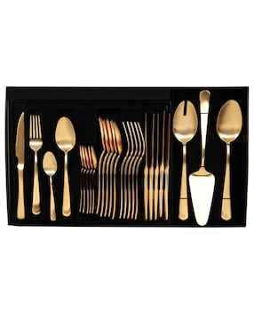 Set cubiertos Herdmar Luxor de acero inoxidable 27 piezas