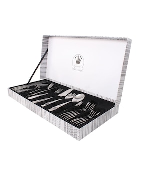 Set cubiertos Crown Baccara de acero 27 piezas