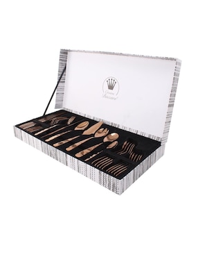 Set cubiertos Crown Baccara de acero 27 piezas