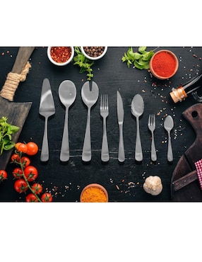 Set cubiertos Alzasi de acero 43 piezas