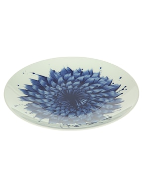 Set platos Bernardaud Coupe In Bloom de porcelana 6 piezas