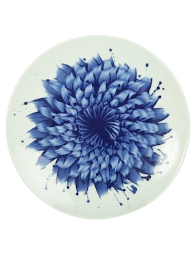Set platos Bernardaud Coupe In Bloom de porcelana 6 piezas