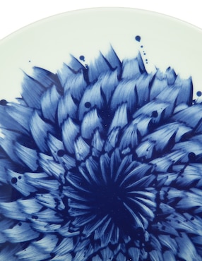 Set platos Bernardaud Coupe In Bloom de porcelana 6 piezas