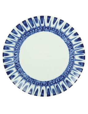 Plato trinche Bernardaud Coupe In Bloom de porcelana