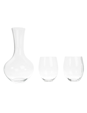 Set jarra y vasos de cristal Riedel