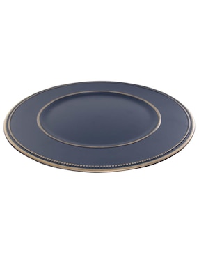 Plato base Crown Baccara de plástico