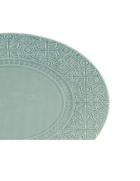 Plato base Bordallo Pinheiro de cerámica