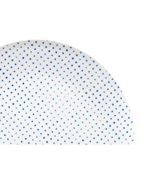 Plato trinche Noritake Hammock azul de porcelana